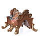 Saddle with jewels for elephant, painted wood, Val Gardena Original Nativity Scene of 10 cm s3
