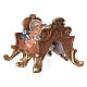 Elephant saddle, 12 cm nativity Original, in painted Valgardena wood s2