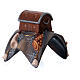 Saddle with bags for standing elephant, painted wood, Val Gardena Original Nativity Scene of 10 cm s5