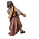 Enfant qui tire bois crèche Original bois peint Val Gardena 10 cm s7