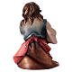 Dziewczynka klęcząca modląca się szopka Original drewno malowane Val Gardena 12 cm s4