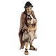 Shepherd with goat, 10 cm Original Nativity model, in painted Valgardena wood s3