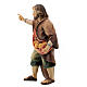 Shepherd Pointing, 10 cm Original Nativity model, in painted Valgardena wood s4