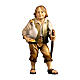 Menino com ganso presépio madeira pintada Original Val Gardena 10 cm s1