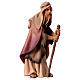 Elderly Shepherd with Walking Stick, 12 cm Original Nativity model, in painted Valgardena wood s3