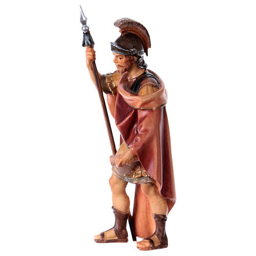 Soldado romano belén Original madera pintada Val Gardena 10 cm de altura media 2