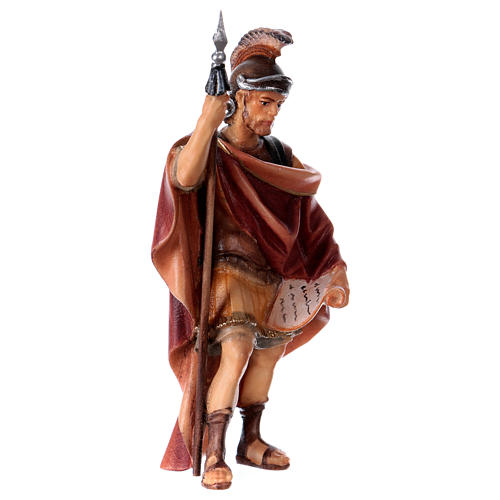 Soldado romano belén Original madera pintada Val Gardena 10 cm de altura media 3