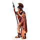 Roman Warrior Statue, 10 cm Original Nativity model, in painted Valgardena wood s2