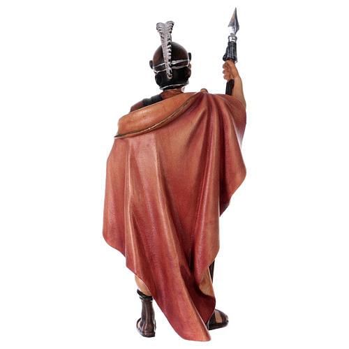 Soldat romain armé crèche Original bois peint Val Gardena 12 cm 4