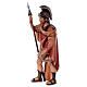 Soldat romain armé crèche Original bois peint Val Gardena 12 cm s2