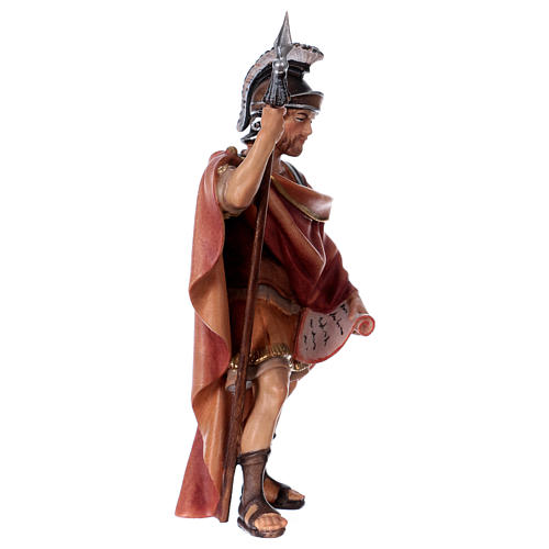Żołnierz rzymski szopka Original drewno malowane Val Gardena 12 cm 3