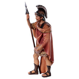 Soldado romano presépio madeira pintada Original Val Gardena 12 cm