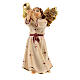 Angel with trumpet Original Nativity Scene in painted wood from Valgardena 10 cm s1