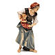 Woman farmer with baby Original Nativity Scene in painted wood from Valgardena 12 cm s2