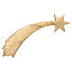 Estrella cometa Original madera pintada Val Gardena para belén 10 cm de altura media s2