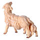 Owca z jagnięciem szopka Original drewno malowane Val Gardena 10 cm s3