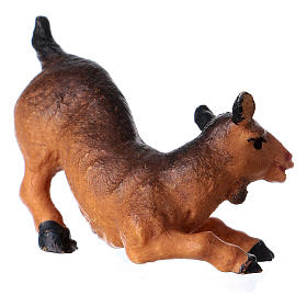 Capretto  presepe Original legno dipinto Valgardena 12 cm