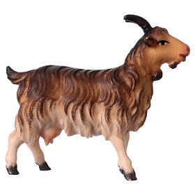 Billy goat, 12 cm Original nativity model, in painted Valgardena wood