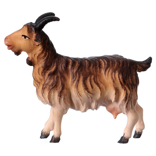Billy goat, 12 cm Original nativity model, in painted Valgardena wood 1