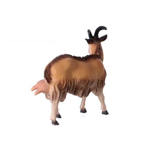 Ziege zum melken, Holz coloriert, für 10 cm Original-Krippe, Grödner Kunsthandwerk 6