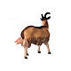 Ziege zum melken, Holz coloriert, für 10 cm Original-Krippe, Grödner Kunsthandwerk s6