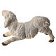 Kneeling lamb Original Nativity Scene in painted wood from Valgardena 10 cm s3
