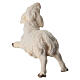 Kneeling lamb Original Nativity Scene in painted wood from Valgardena 10 cm s4