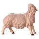 Owca patrząca w lewo szopka Original drewno malowane Val Gardena 12 cm s2
