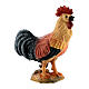 Standing rooster, Original Nativity Scene in painted wood from Valgardena 10 cm s2