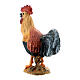 Standing rooster, Original Nativity Scene in painted wood from Valgardena 10 cm s3