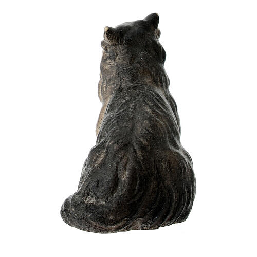 Sitzende Katze 10cm Grödnertal Holz Mod. Original 4