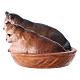 Gatos en la cesta belén Original madera pintada Val Gardena 10 cm de altura media s2