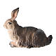 Rabbit, Original Nativity Scene in painted wood from Valgardena 10 cm s1
