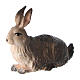 Lapin Original crèche bois peint Val Gardena 10 cm s2