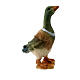Duck Standing, 10 cm Original Nativity model, in painted Valgardena wood s2