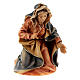 Saint Mary, 10 cm Original Nativity model, in painted Valgardena wood s1