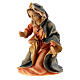 Virgem Maria presépio Original madeira pintada Val Gardena 12 cm s2