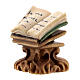 Open book on bookstand, Original Nativity Scene in painted wood from Valgardena 10 cm s2