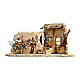 Scène recherche logement crèche Original bois Val Gardena 10 cm (44x21x21 cm) s1