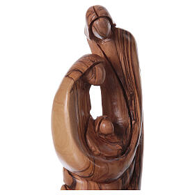 Holy Family in olive wood from Bethlehem 21 cm