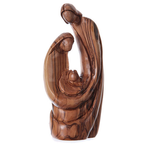 Holy Family in olive wood from Bethlehem 21 cm 1