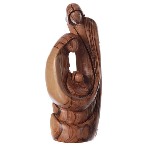 Holy Family in olive wood from Bethlehem 21 cm 4