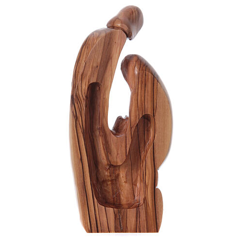 Holy Family in olive wood from Bethlehem 21 cm 5