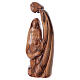 Holy Family in olive wood from Bethlehem 21 cm s3