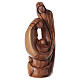 Holy Family in olive wood from Bethlehem 21 cm s4
