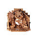 Natividad carillón de olivo de Belén 15x20x10 cm s1