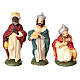 Nativity in terracotta Deruta colored 10 statues 10 cm s3