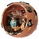 Nativity ball in Deruta Terracotta with light s3