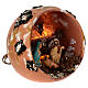 Boule crèche avec éclairage en terre cuite Deruta 5 pcs s4