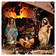 Liegende Amphore mit heiligen Familie Terrakotta Deruta 25cm s2